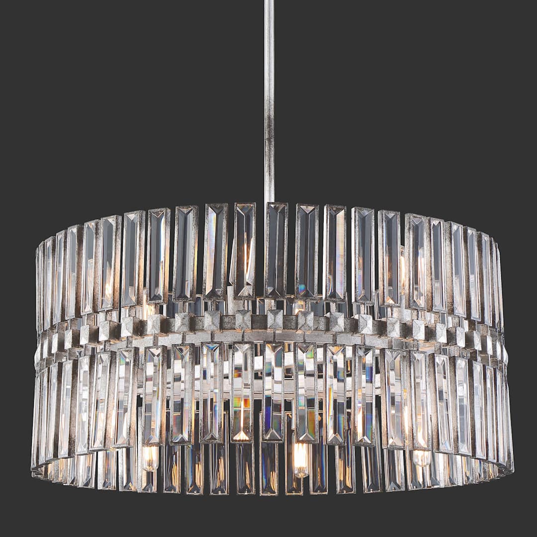 Belle Aurore 12 Light 26" Wide Crystal Drum Chandelier