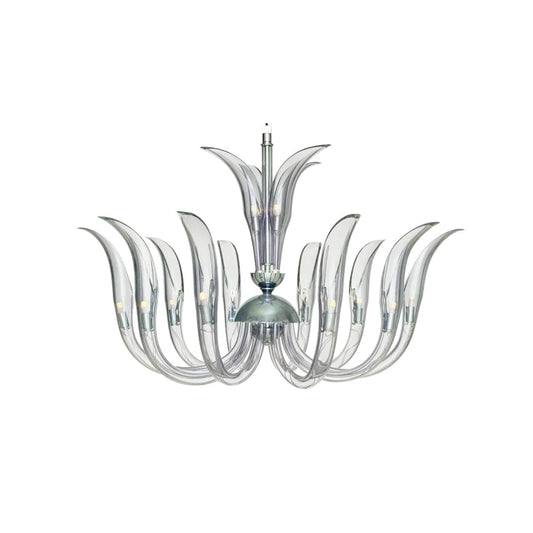 Cisne 23 Light 44" Wide Abstract Chandelier