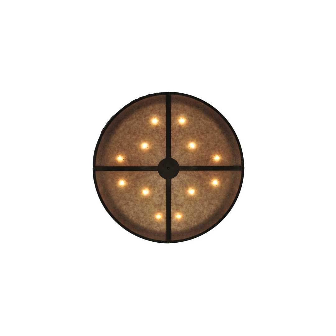 Mountain Pine 12 Light 72" Wide Semi-Flush Drum Ceiling Fixture