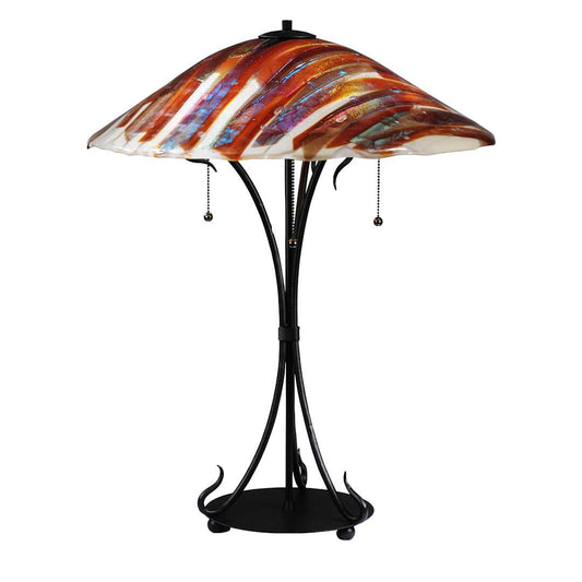 28" H Marina Fused Glass Table Lamp