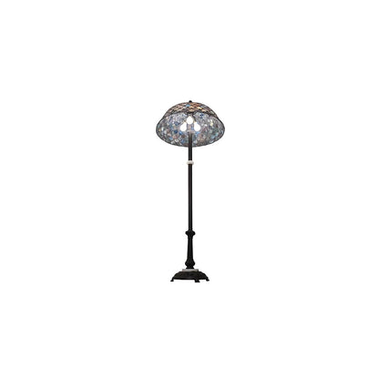 3 Light 62" Tall Tiffany Floor Lamp