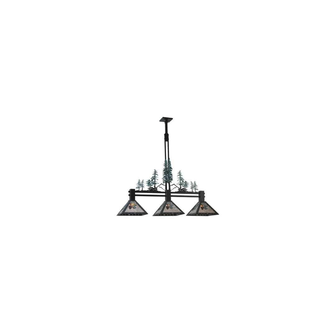 Tall Pines 3 Light 12" Wide Linear Pendant