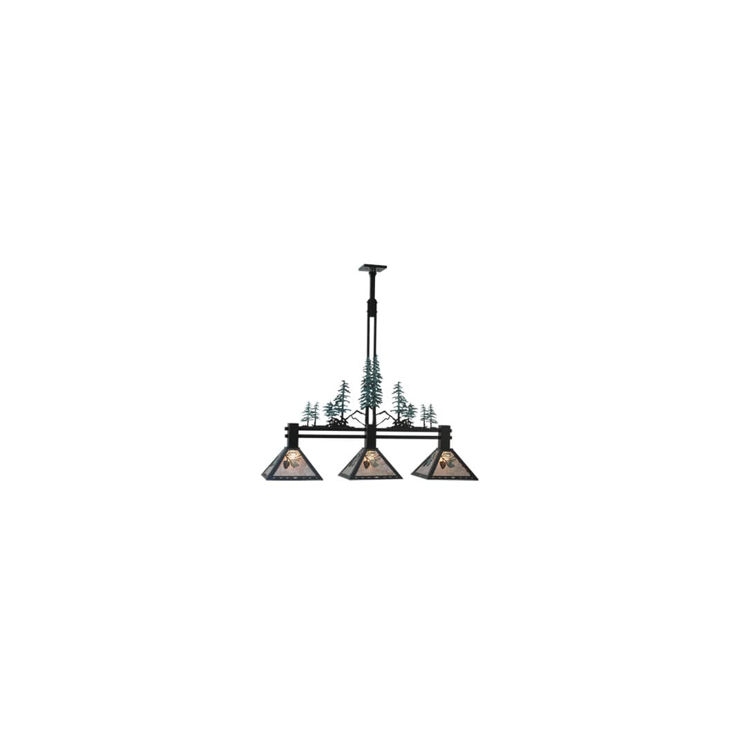 Tall Pines 3 Light 12" Wide Linear Pendant