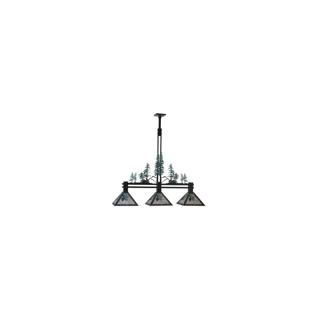 Tall Pines 3 Light 12" Wide Linear Pendant
