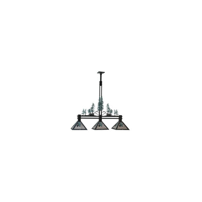 Tall Pines 3 Light 12" Wide Linear Pendant