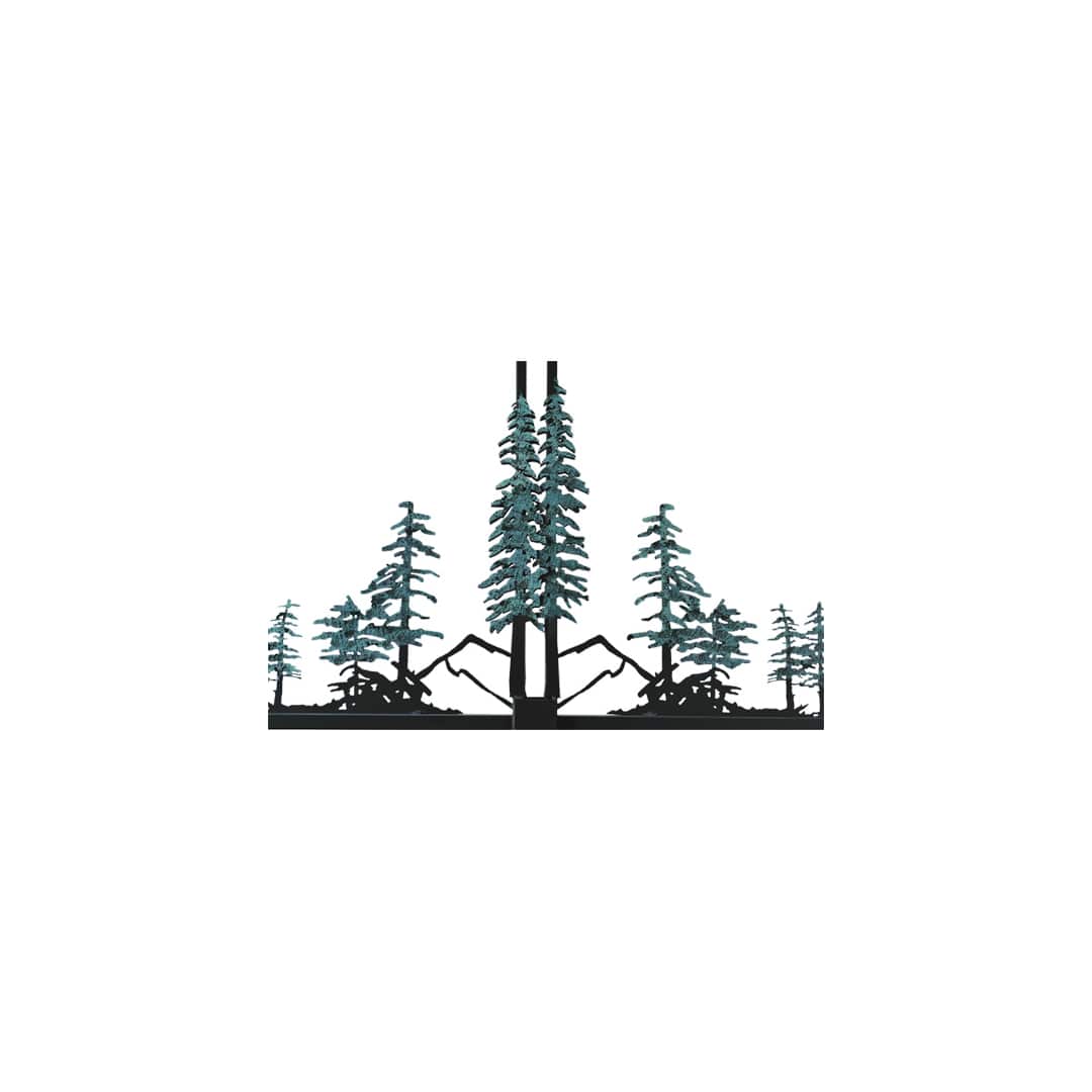 Tall Pines 3 Light 12" Wide Linear Pendant