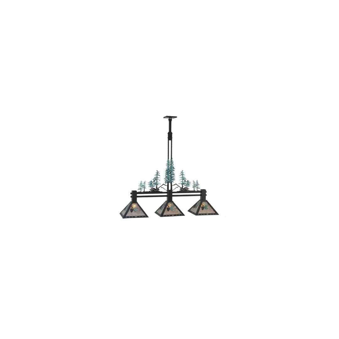 Tall Pines 3 Light 12" Wide Linear Pendant