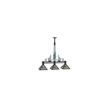 Tall Pines 3 Light 12" Wide Linear Pendant