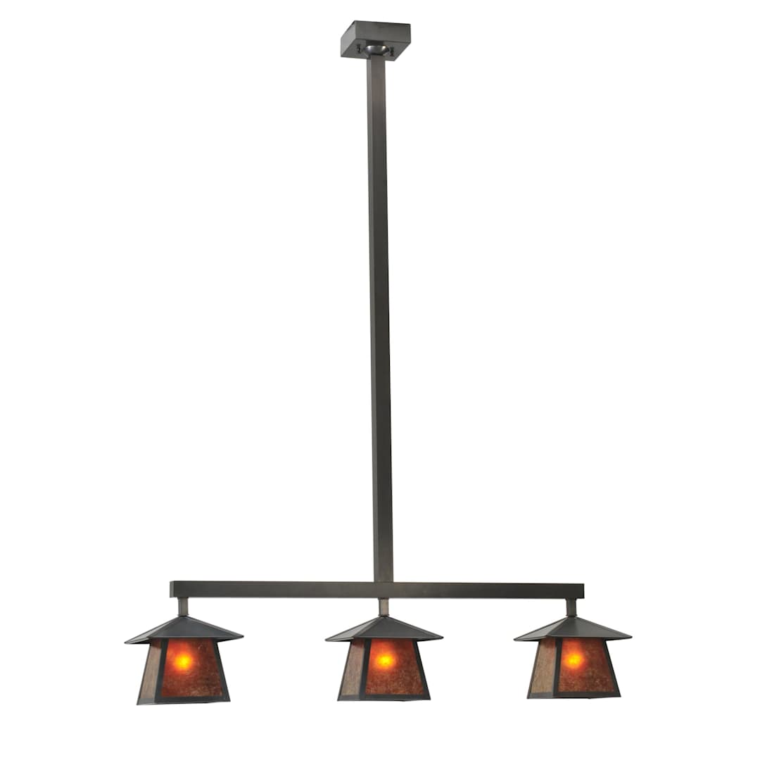 47.5" L Stillwater Plain 3 Light Island Chandelier