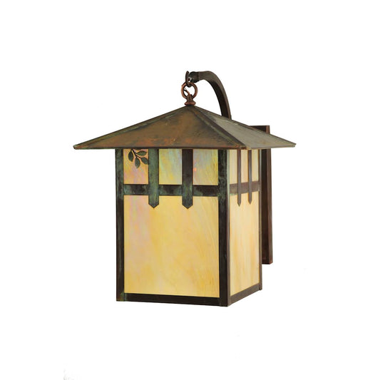 16" W Seneca Double Cross Mission with Branch Curved Arm Wall Sconce