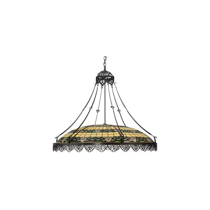 Shell and Ribbon 8 Light 43" Wide Pendant