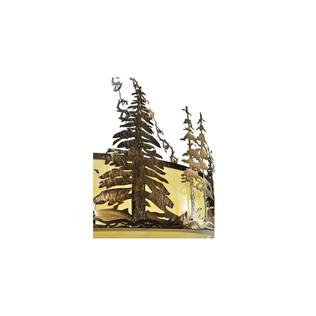 Wildlife 10 Light 62" Wide Pendant