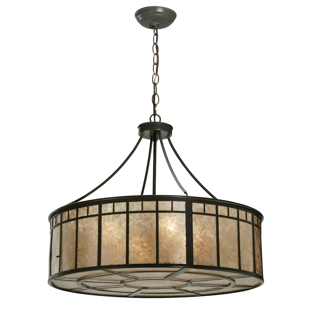 24" W Glendale Mission Inverted Pendant