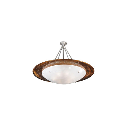 Metro Fusion 6 Light 42" Wide Semi-Flush Bowl Ceiling Fixture
