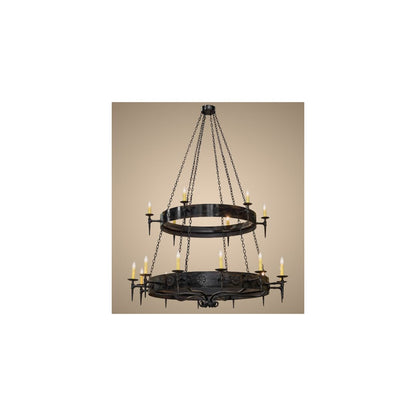 Warwick 18 Light 72" Wide Taper Candle Style Chandelier