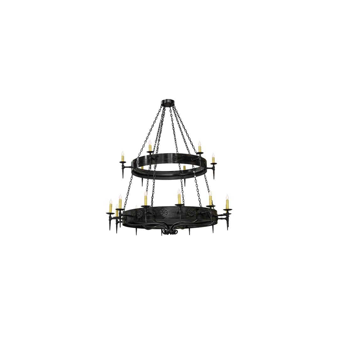 Warwick 18 Light 72" Wide Taper Candle Style Chandelier