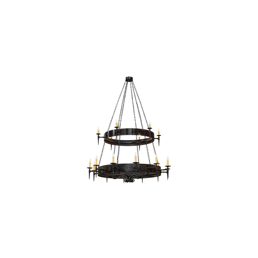 Warwick 18 Light 72" Wide Taper Candle Style Chandelier