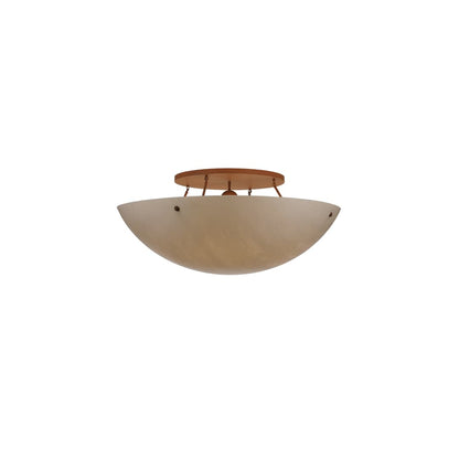 Artesia 8 Light 48" Wide Semi-Flush Bowl Ceiling Fixture - Earth Finish