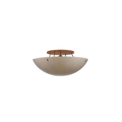 Artesia 8 Light 48" Wide Semi-Flush Bowl Ceiling Fixture - Earth Finish