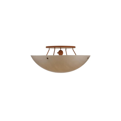 Artesia 8 Light 48" Wide Semi-Flush Bowl Ceiling Fixture - Earth Finish