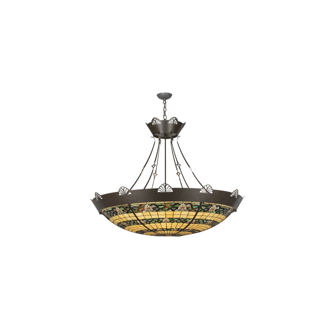 Shell and Ribbon 8 Light 48" Wide Pendant