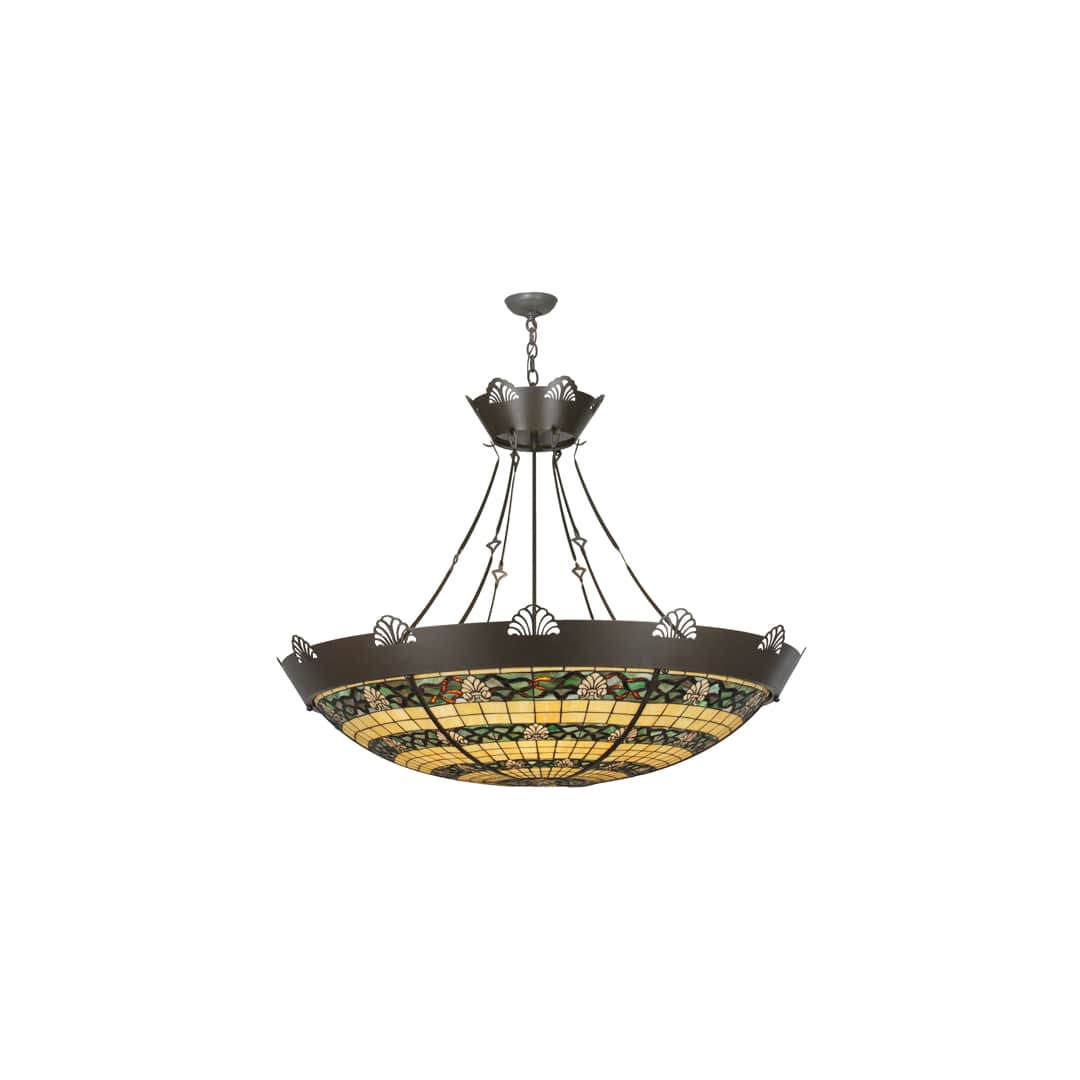 Shell and Ribbon 8 Light 48" Wide Pendant