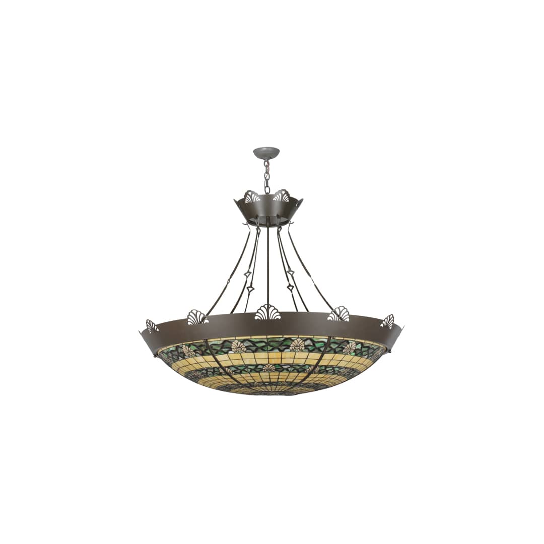 Shell and Ribbon 8 Light 48" Wide Pendant