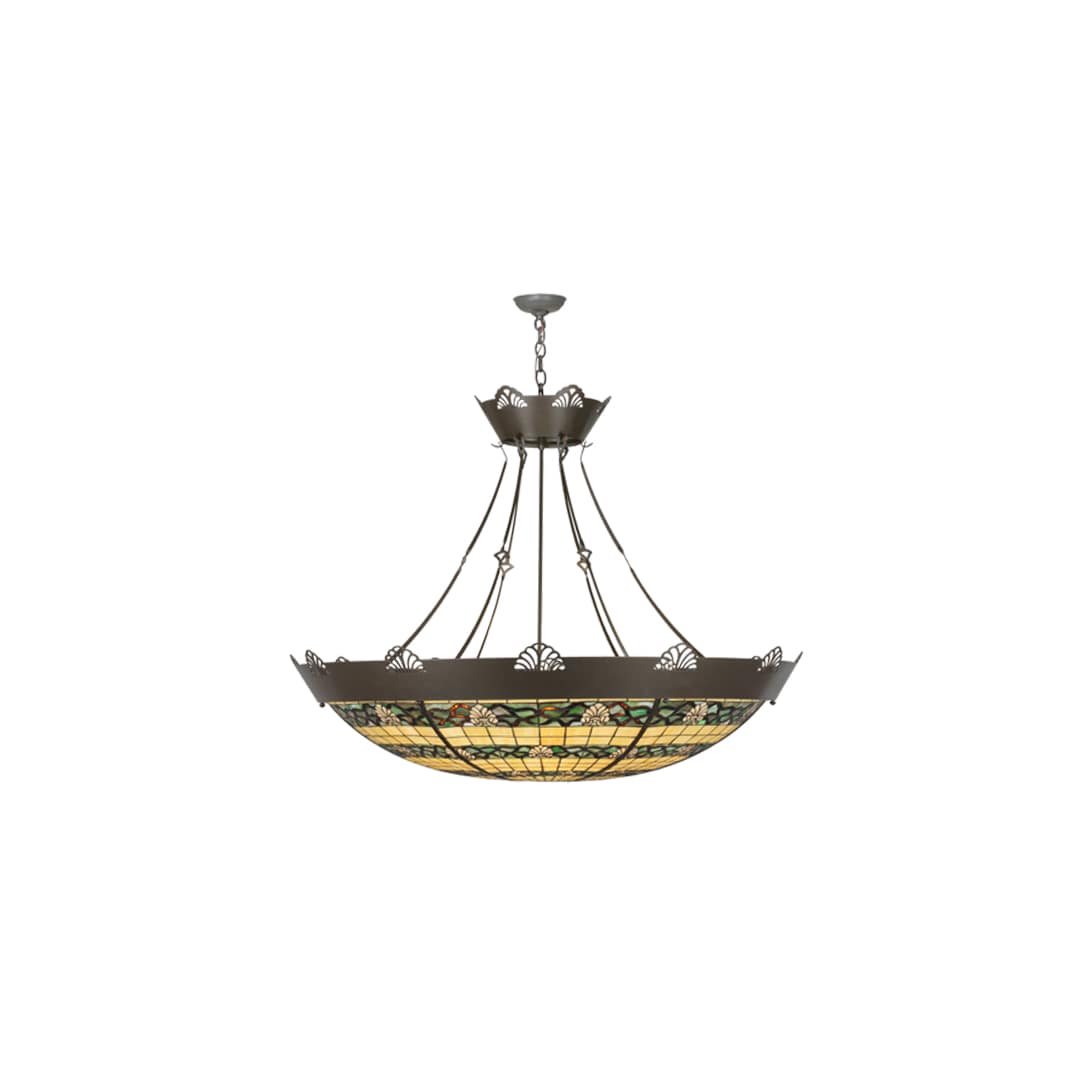 Shell and Ribbon 8 Light 48" Wide Pendant