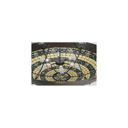 Shell and Ribbon 8 Light 48" Wide Pendant