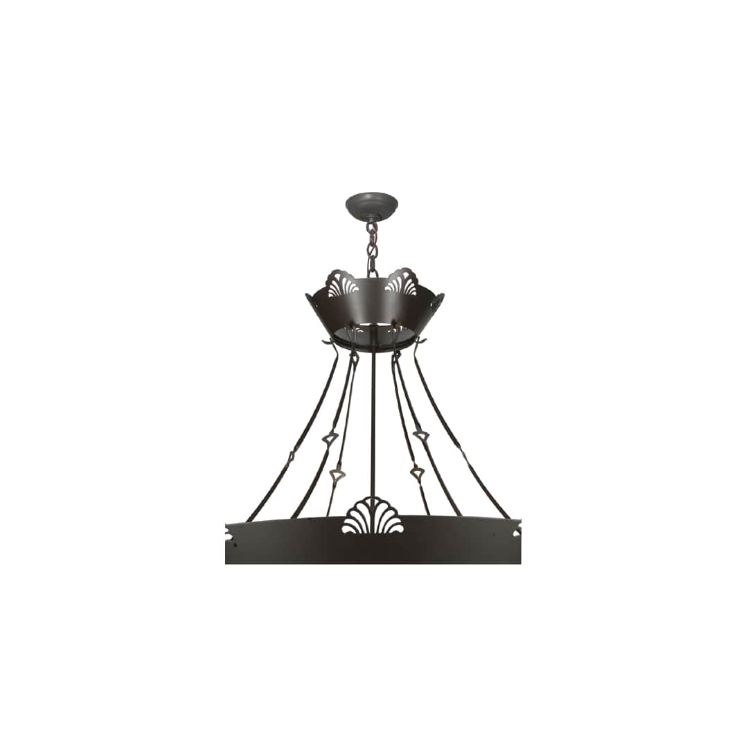 Shell and Ribbon 8 Light 48" Wide Pendant