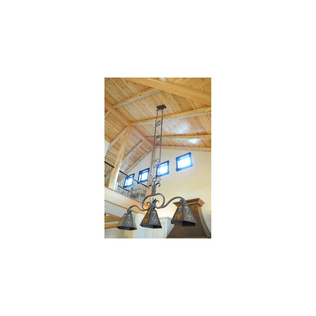 DaCapa 3 Light 14" Wide Linear Pendant