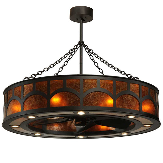 44.5" W Mission Hill Top Chandel-Air Pendant / Fan Combo