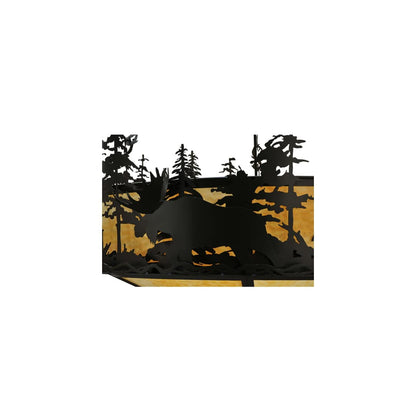 Moose at Dusk 6 Light 56" Wide Pendant