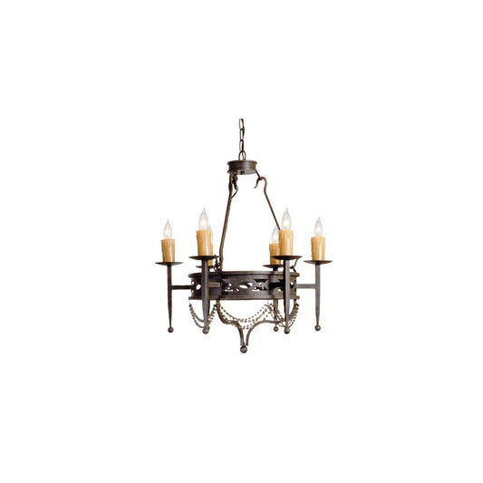 Jasmine 6 Light 28" Wide Taper Candle Style Chandelier