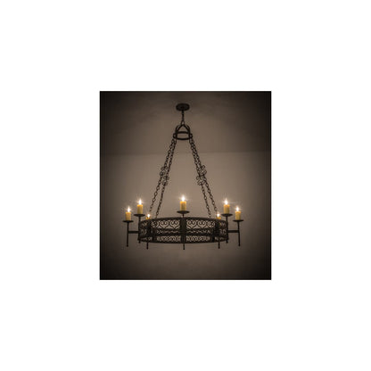 Toscano 8 Light 48" Wide Taper Candle Style Chandelier