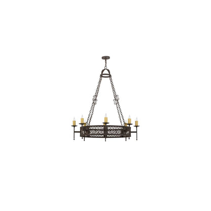 Toscano 8 Light 48" Wide Taper Candle Style Chandelier