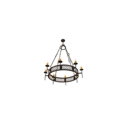 Toscano 8 Light 48" Wide Taper Candle Style Chandelier