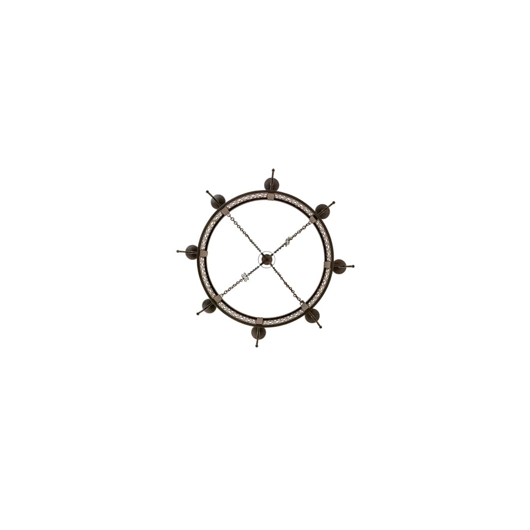 Toscano 8 Light 48" Wide Taper Candle Style Chandelier