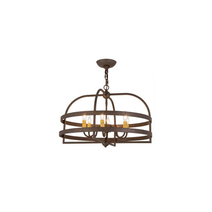 Aldari 6 Light 22" Wide Taper Candle Style Chandelier