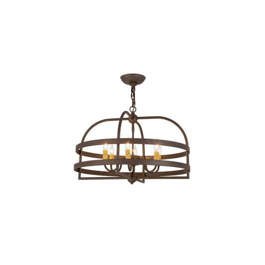 Aldari 6 Light 22" Wide Taper Candle Style Chandelier