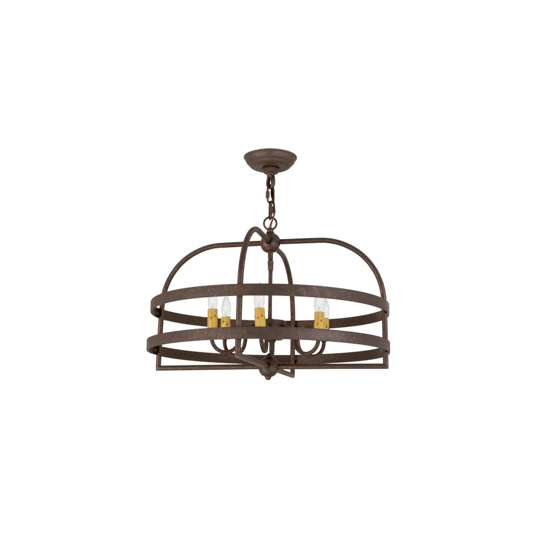 Aldari 6 Light 22" Wide Taper Candle Style Chandelier