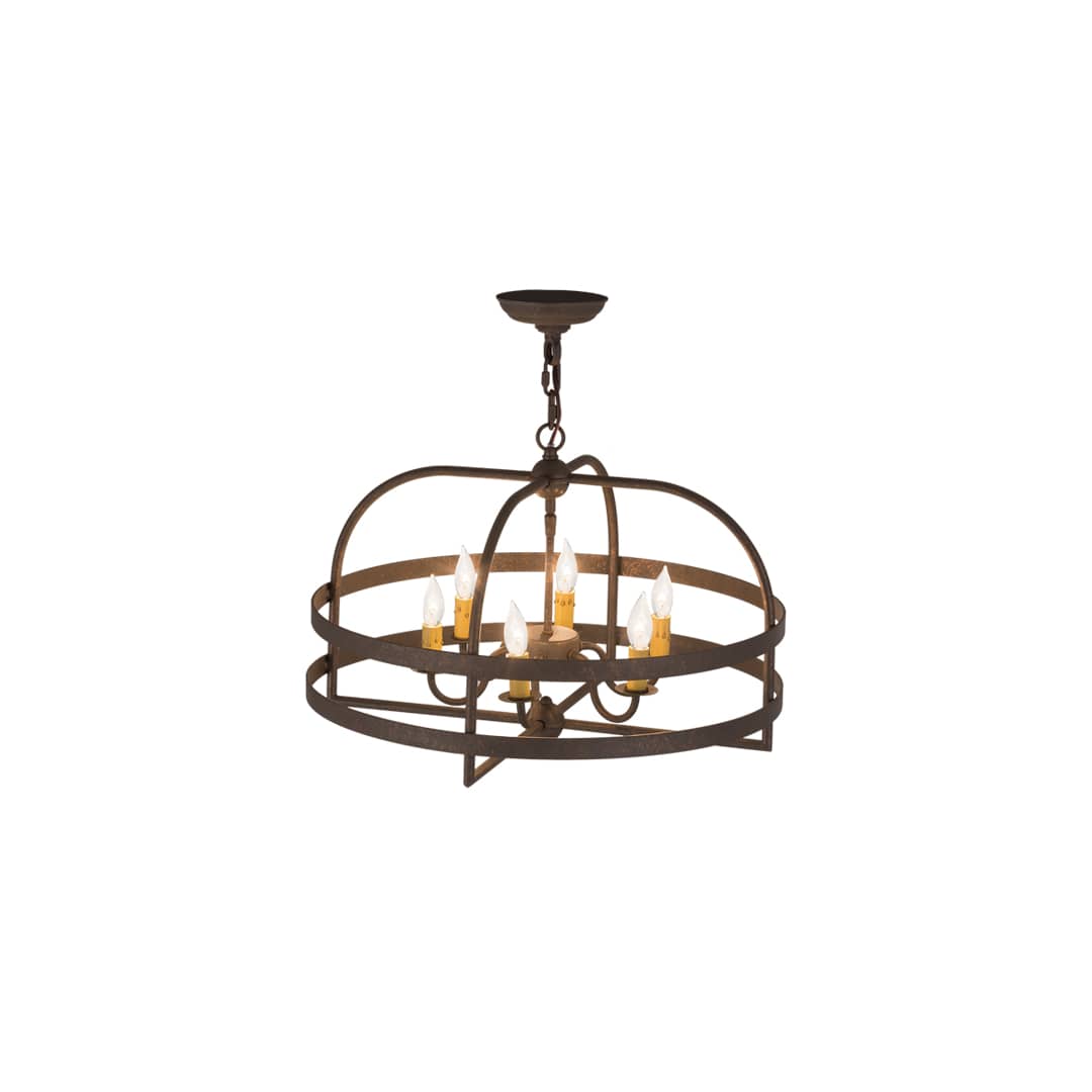 Aldari 6 Light 22" Wide Taper Candle Style Chandelier