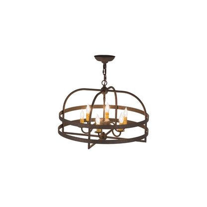 Aldari 6 Light 22" Wide Taper Candle Style Chandelier