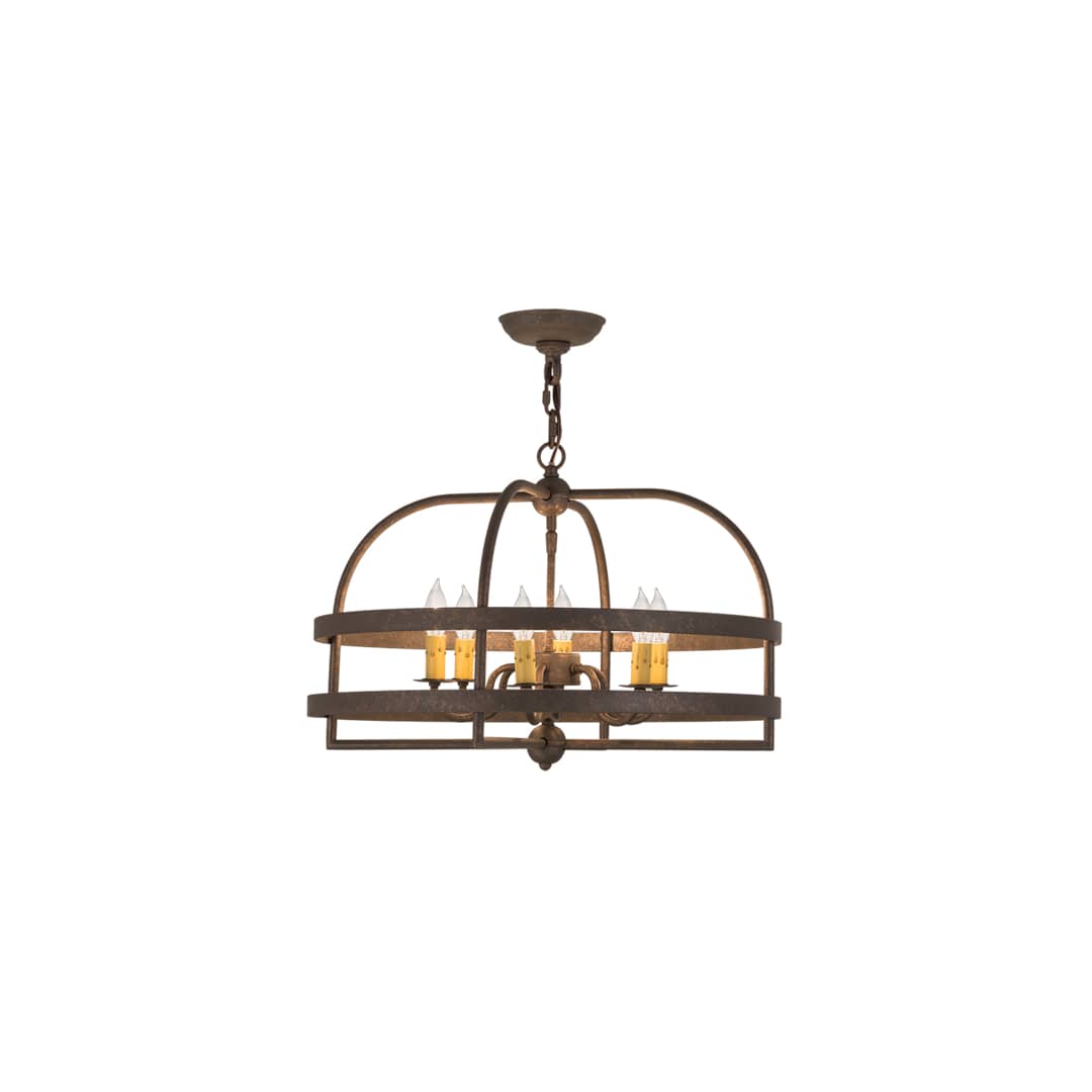 Aldari 6 Light 22" Wide Taper Candle Style Chandelier