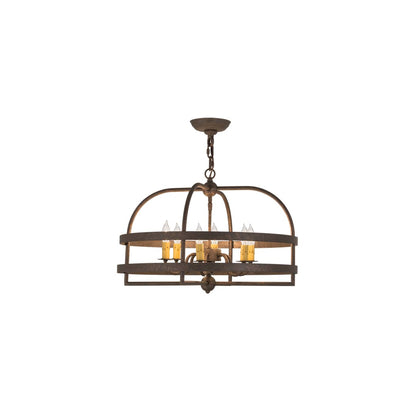 Aldari 6 Light 22" Wide Taper Candle Style Chandelier