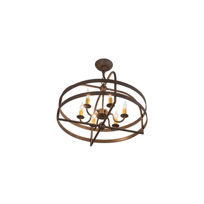 Aldari 6 Light 22" Wide Taper Candle Style Chandelier