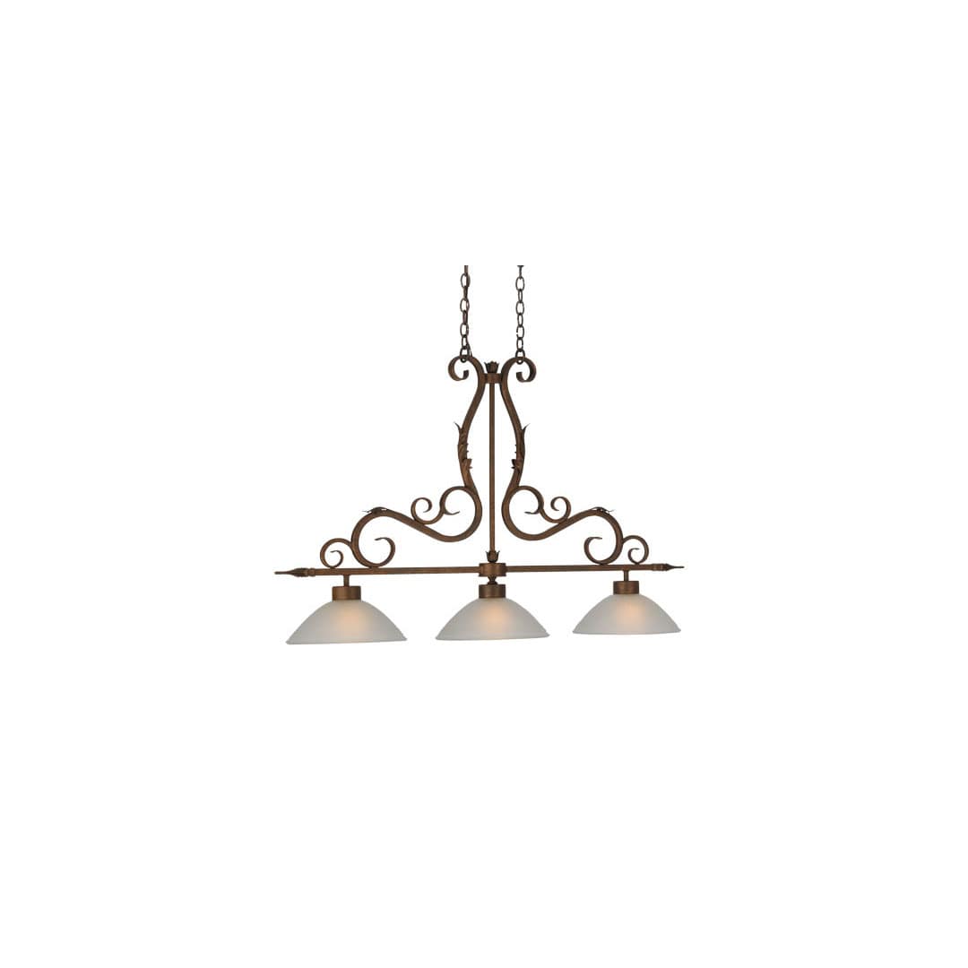 Zamora 3 Light 12" Wide Linear Pendant