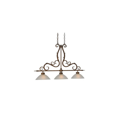 Zamora 3 Light 12" Wide Linear Pendant