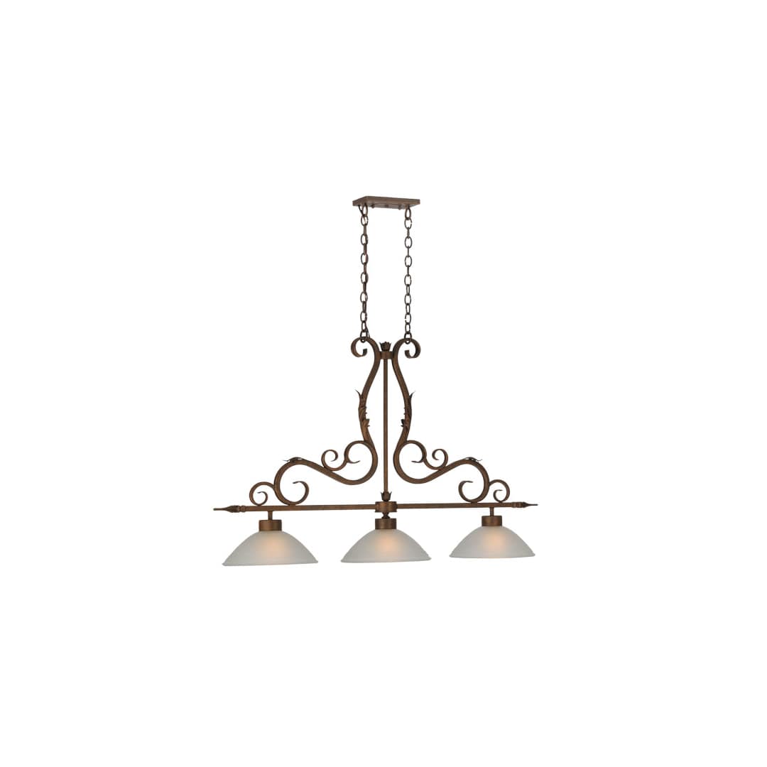 Zamora 3 Light 12" Wide Linear Pendant