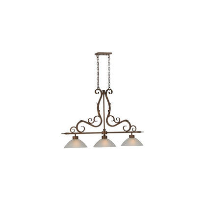 Zamora 3 Light 12" Wide Linear Pendant